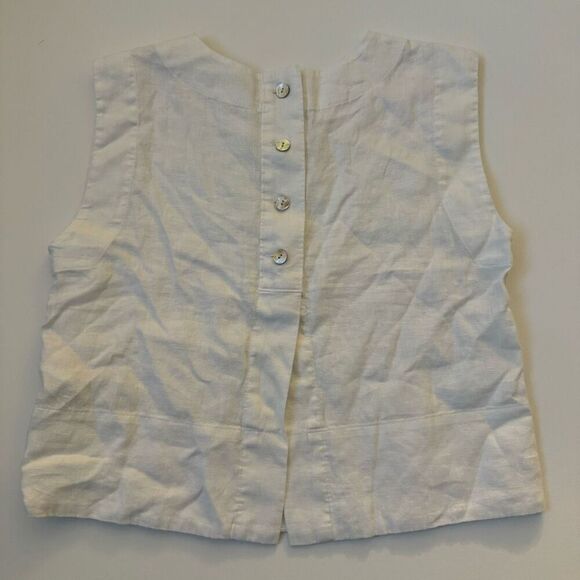 $78 Madewell Bateau-Neck Tank in 100% Linen size XL m3 - Picture 4 of 6